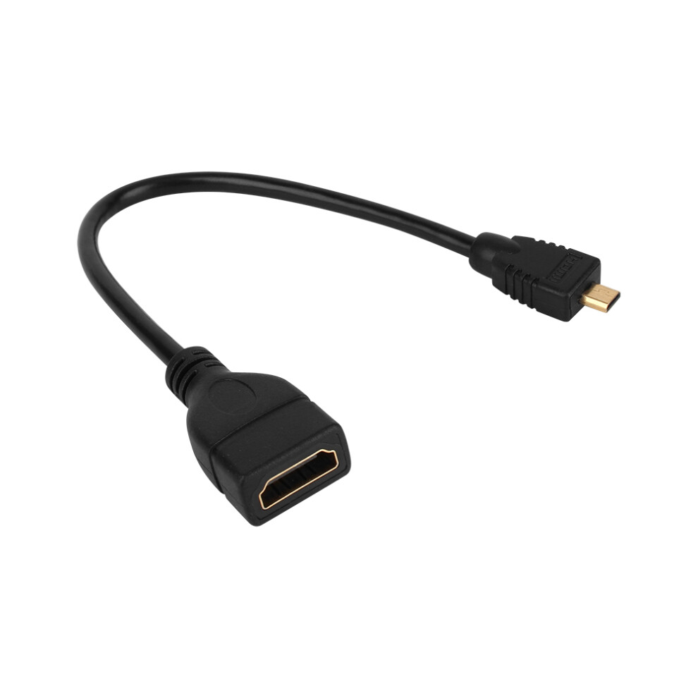 Micro Hdmi To Hdmi Adapter 15Cm Black 7340572998095