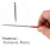 Lapidary Round Rat Tail Diamantfeile 3mm x 140mm Silberton Rot 5
