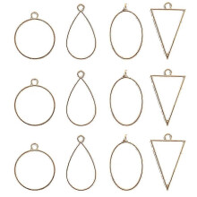 Woonornamenten Noodzakelijk Levert Epoxy Rand Geometrische Hol Hanger