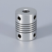 CNC Stepper Motor Coupler with Clamp Jaw Shaft Connection 10MM Black Finish