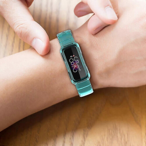 Για Fitbit-luxe/inspire 2 σιλικόνης βραχιολάκι ρυθμιζόμενο λουράκι αθλητικής ζώνης μόδας 1