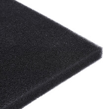 Aquarium Sponge Filter Black 50mm with Biochemical Cotton for Fish Tank Clarity