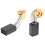 2 PCS Elektrobohrmotor-Kohlebürsten 15 x 9 x 6 mm 1