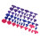 52Pcs Car Dent Removal Pulling Tabs Set, Paintless Repair Tools, Multi-Size 15