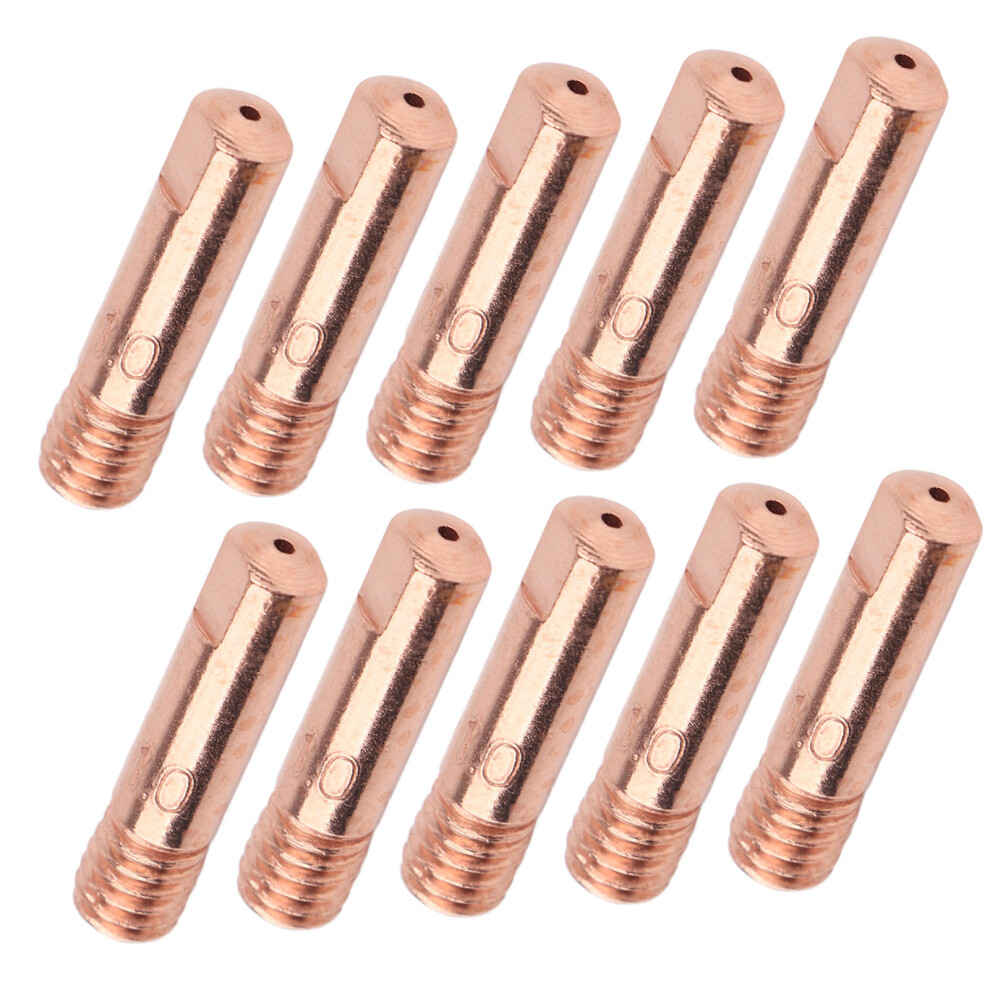 Mig/Mag Torch Tips & Gas Nozzle Gold 10XMb-15Ak M6 15Mm For Reliable Welding 8411393100994