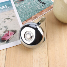 Bike Loud Horn Bell Silver Retro Metal Ring Handlebar Cycling Accessory