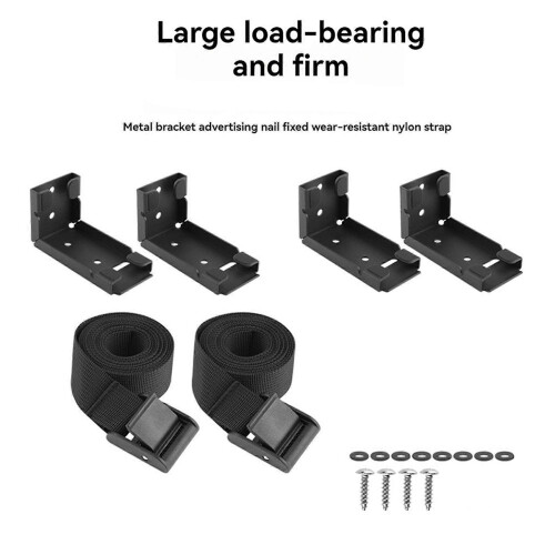 Adjustable PC Case Holder - Under Desk & Wall Mounted CPU Stand, Computer Mainframe Hanger, Host Box Bracket Rack 1
