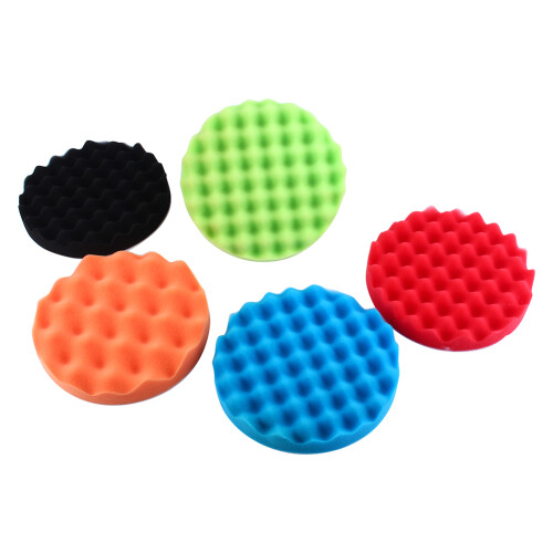 7" Sponge Polishing Buffing Pads Kit with M14 Drill Adapter - 7PCS 1