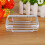 Wall-Mounted Soap Dish Container 12.7x8.9x2.9cm Bathroom Accessory 1