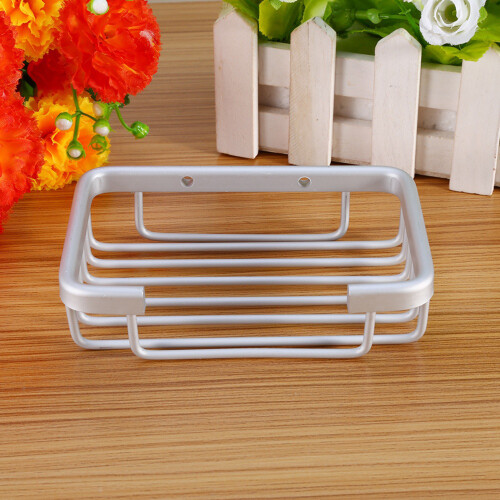 Wall-Mounted Soap Dish Container 12.7x8.9x2.9cm Bathroom Accessory