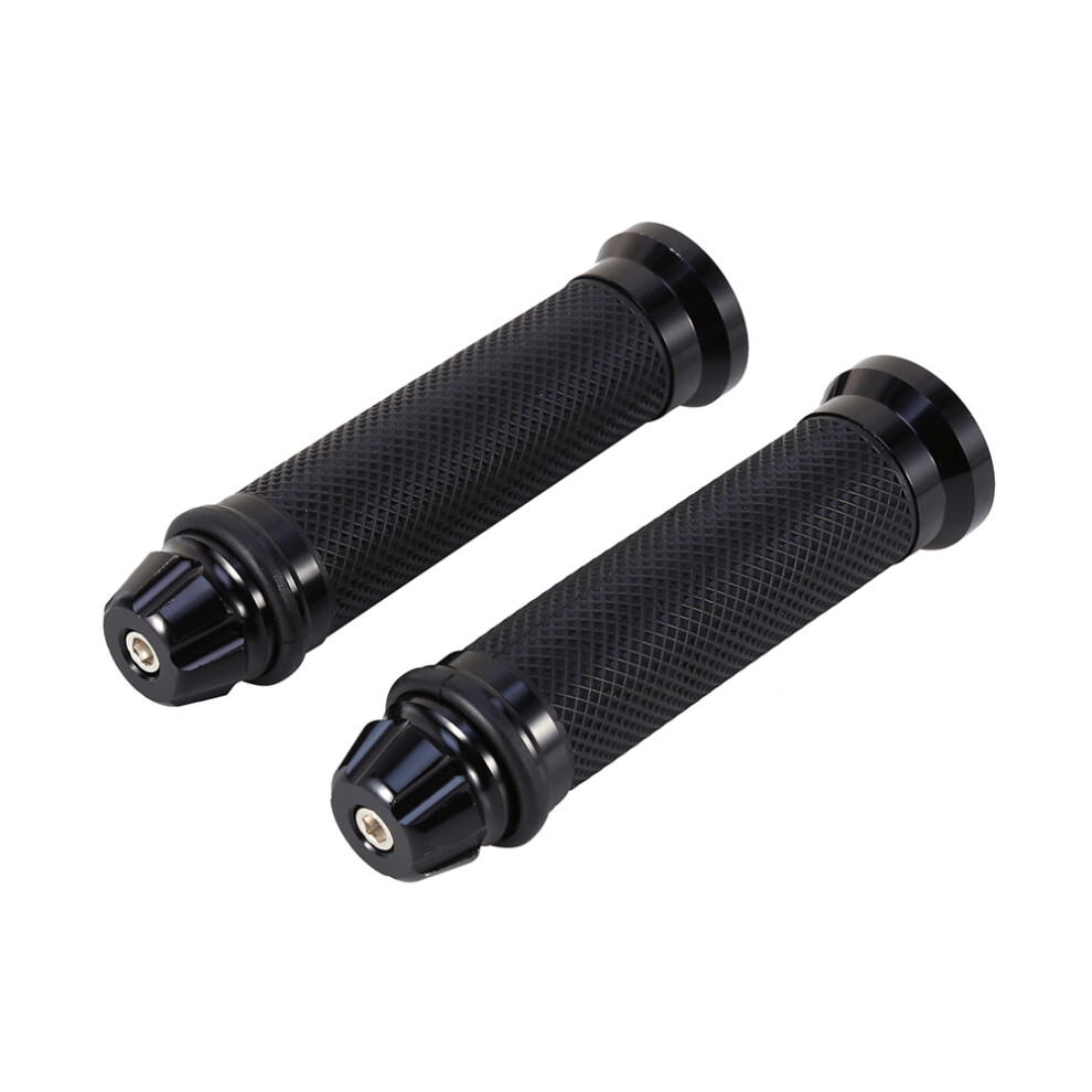 Motorcycle Hand Grips Universal Handlebar Grip For Bikes And Scooters Black 8401393101275