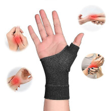 Kompressionstherapiehandschuhe Gelgefüllter Daumen, Handgelenkstütze, Arthritis-Kompressionshandschuhe,