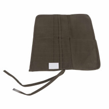 22 Slots Canvas Paint Brush Roll Up Bag 42x36cm Organizer