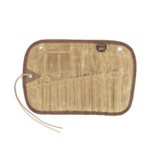Campingbesteck-Set Outdoor-Geschirr, Aufbewahrungstasche, Besteck-Organizer, Rollhalter, Löffel, Essstäbchen, Gabel zum Grillen