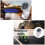 Universal Silver Waterproof Motorcycle Handlebar Mount with Glow Clock 1pc 5