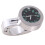 Universal Silver Waterproof Motorcycle Handlebar Mount with Glow Clock 1pc 14