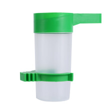 Green Bird Cage Waterer Feeder Clips 4Pc