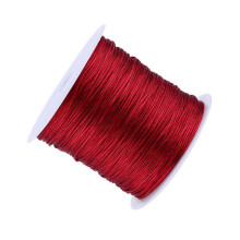 Nylon Chinese Knot Thread 100M x 0.8mm Burgundy for Craft Macrame & Jewellery