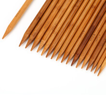 Australian Bamboo Knitting Needle 20cm Double Point Dark Patina Moso Material