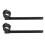 Universal 41mm Motorcycle CNC Handlebar Clip-On Adjustable Black 1