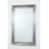 Silver Ornate Mirror Rustic French 90x60cm 1