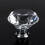 16Pcs Crystal Glass Drawer Knobs 40mm Diamond Shape Elegant Handles 4