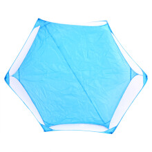 Foldable Mesh Kids Playhouse Tent for Indoor Outdoor Fun, Blue, 120*38cm