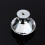 16Pcs Crystal Glass Drawer Knobs 40mm Diamond Shape Elegant Handles 5
