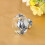 16Pcs Crystal Glass Drawer Knobs 40mm Diamond Shape Elegant Handles 9