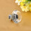 16Pcs Crystal Glass Drawer Knobs 40mm Diamond Shape Elegant Handles 10