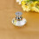 16Pcs Crystal Glass Drawer Knobs 40mm Diamond Shape Elegant Handles 11