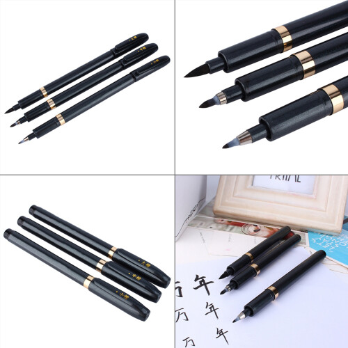 3pcs Oriental Calligraphy Brush Pens Set