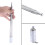 Silver Magic Appear Cane 6.5x2.2cm 115cm Close-Up Illusion 10
