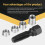 5Pcs/Carbon 14mm Rethreader Re-Thread Rethread Tap Tool Spark Plug Insert Kit 2