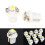 10 Pack T5 5050 1SMD LED Car Dashboard Side Indicator Light 12V 8