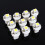 10 Pack T5 5050 1SMD LED Car Dashboard Side Indicator Light 12V 6