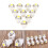 10 Pack T5 5050 1SMD LED Car Dashboard Side Indicator Light 12V 4