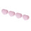 Pink Crystal Heart Stones 4pc 20