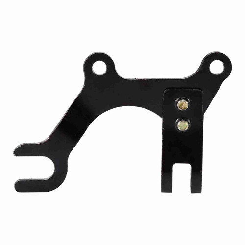 Adjustable Disc Brake Adapter Bracket for Bikes, Black, 73g 2