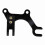 Adjustable Disc Brake Adapter Bracket for Bikes, Black, 73g 9