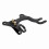 Adjustable Disc Brake Adapter Bracket for Bikes, Black, 73g 11