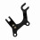 Adjustable Disc Brake Adapter Bracket for Bikes, Black, 73g 15