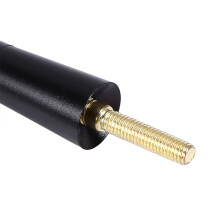Universal 80mm/120mm Black Carbon Fiber Aluminum Car Antenna Set with Adapters
