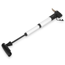 Portable Aluminum Bicycle Pump with Mounting Bracket, 42cm Inflator