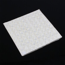 100Pcs Transparent Silicone Door Bumper 8x2.5mm Impact & Sound Absorber
