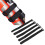 5Pcs Bicycle Handlebar Tie Straps Adjustable Nylon Cycling Accessories Black 14