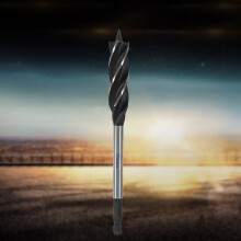 High Carbon Steel 4 Cutter Carpenter Drill Bit 165mm for Fast Wood Cutting