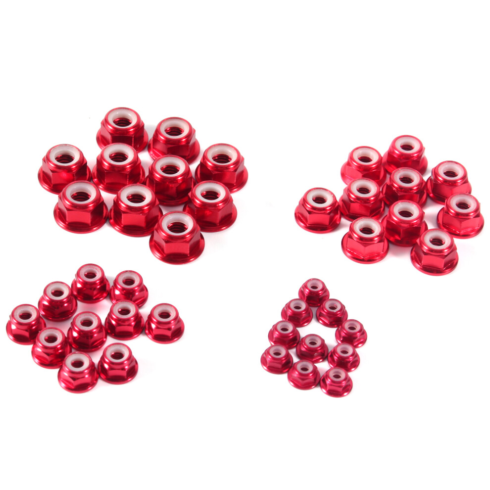 Anodized M5 Nylon Insert Self-Lock Nuts Hex Lock Nut 10Pcs Set 4181393017380