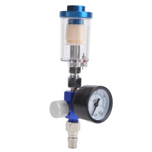 Spray Pneumatic Gun Air Regulator & Water Trap Filter Separator 1/4"