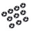 Aluminium M3 Countersunk Washers Gasket 10 Pack Black Anodized 1